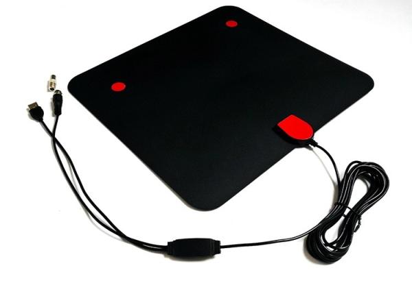 Indoor Digital TV Antenna Version 80-150 Miles Range 174-240MHz/470-860MHz For