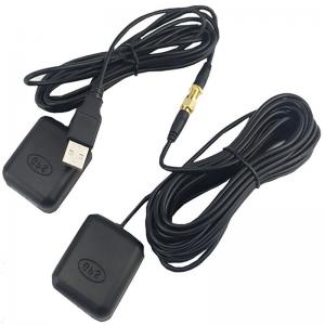 China USB Port GPS Receiver and Transmitter Active Antenna for Car Navigation V.S.W.R≤1.7 on sale