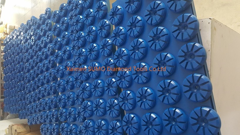 3 inch Arrow Segment Velcro Backed concrete grinding disc for Stonekor concrete grinder
