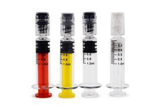 China Convenient Waterproof Distillate 1cc Popper Glass Syringes wholesale