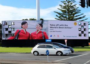 China Waterproof IP65 Large Outdoor LED Advertising Screen 6000cd/sqm wholesale
