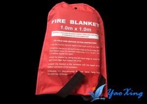 China C-Glass Heat Resistant Blanket / Emergency Fire Blanket For Light Fire Occasions And Esacpe wholesale