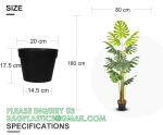 Artificial Monstera Deliciosa Plant, 5ft Potted Faux Tree with 15 Verdant Fake