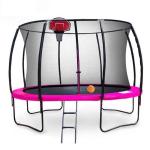 12FT Indoor Basketball Net 14 Inch Trampoline Net With Basketball Hoop