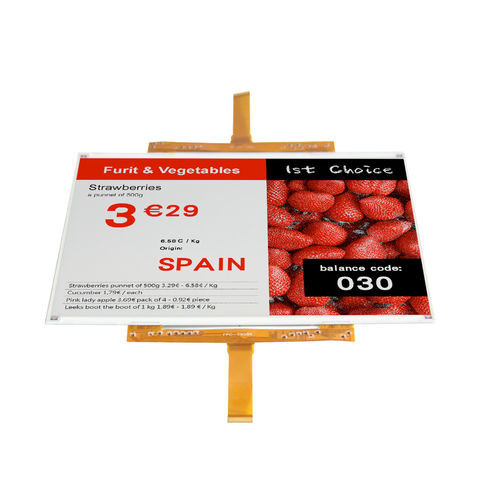 1304x984 E-Ink Colored Epaper Display, 12.48inch Black White Red Epd