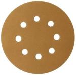 Sandpaper Aluminum Oxide Hook Loop Sanding Discs 6inch 15 / 17 Holes