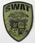 Custom logo patch sew on embroidery patches from quality factory