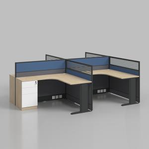 China Office Cubicle Partition Workstation Office Desk 2 4 Person Workstation wholesale