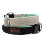 C510Y Wholesale Custom Logo Nature Hemp Webbing Pet Lead Hemp Dog Collar