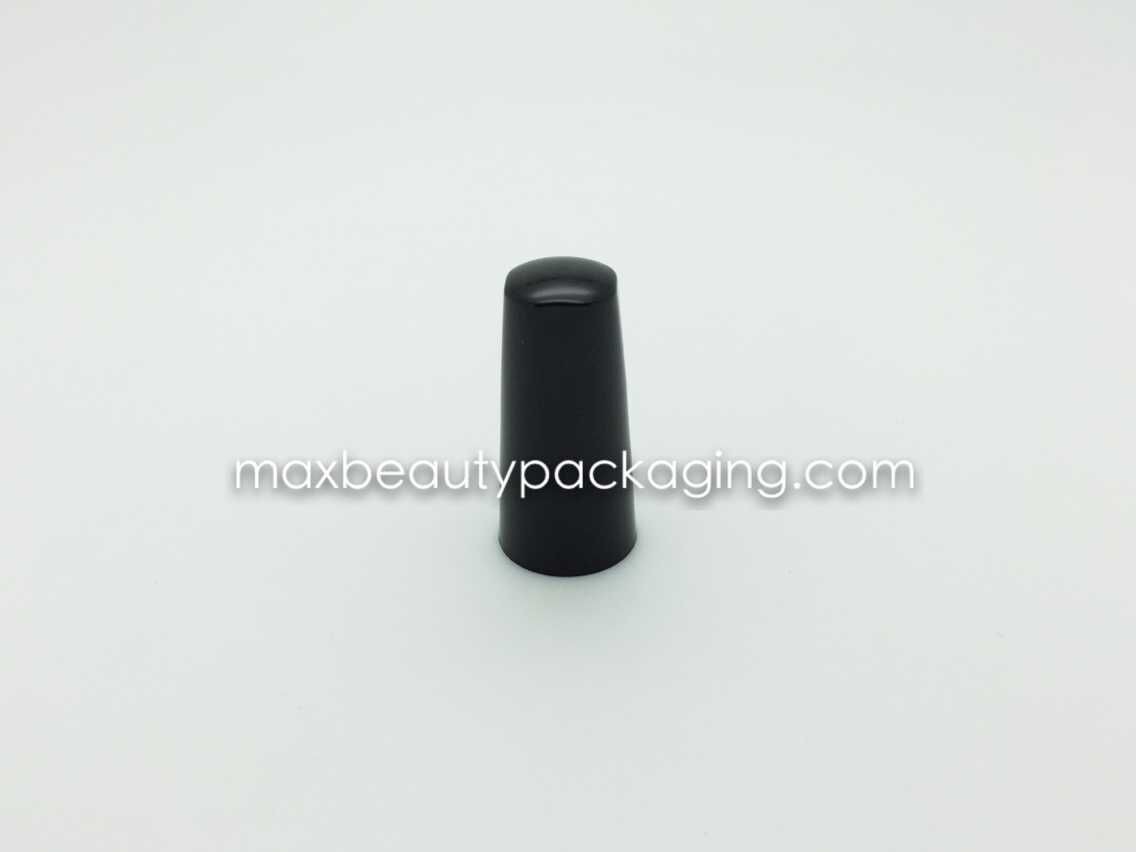 N1062 glossy black nail polish cap nail polish packaging single nail polish plastic cap uv coating color available
