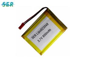 China Rechargeable Lithium Polymer Battery Lipo Pack 3.7 Volt 623048 For MP3 / GPS wholesale