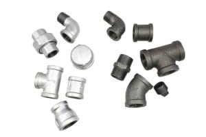 China Water Supply Malleable Iron Threaded Fittings Hot Dipped Galvanized Casting wholesale