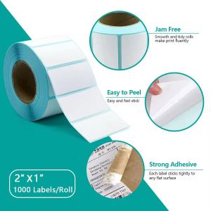 China Custom Logo Color Thermal Paper Labels for Milk Tea wholesale