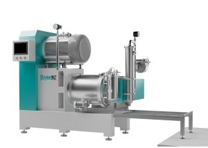 China Dual Power LMM Ultra Fine Centrifugal Bead Mill 10L 400L/H Grinding media 0.05mm wholesale