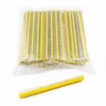 Colored 2x40P 40Pin 2.54mm 0.1" Straight Double Row Male Pin Header Strip