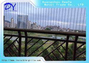 China Unobstructed View Of Nature Balcony Invisible Grille Load Capacity 100kg Tolerance ±1% wholesale