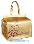 Newest promotional pp laminated non woven thermal lunch bags, Cheap Price Tote