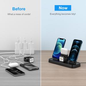 China 7.5w 5w Q3.0 Qi Wireless Charger Stand Iphone Airpod Iwatch Charger on sale