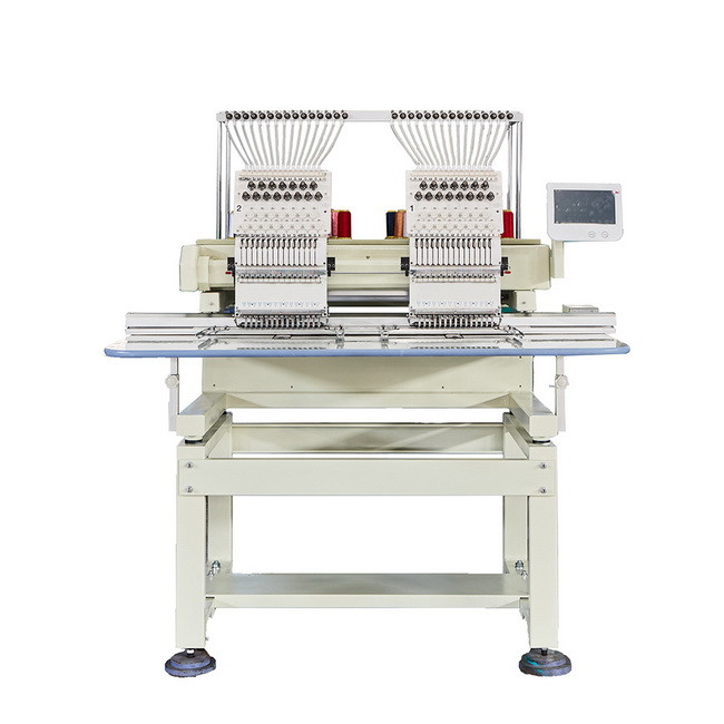1200 Rpm Maximum Speed 2 Head Embroidery Machine Emb. Area 500 X 450mm