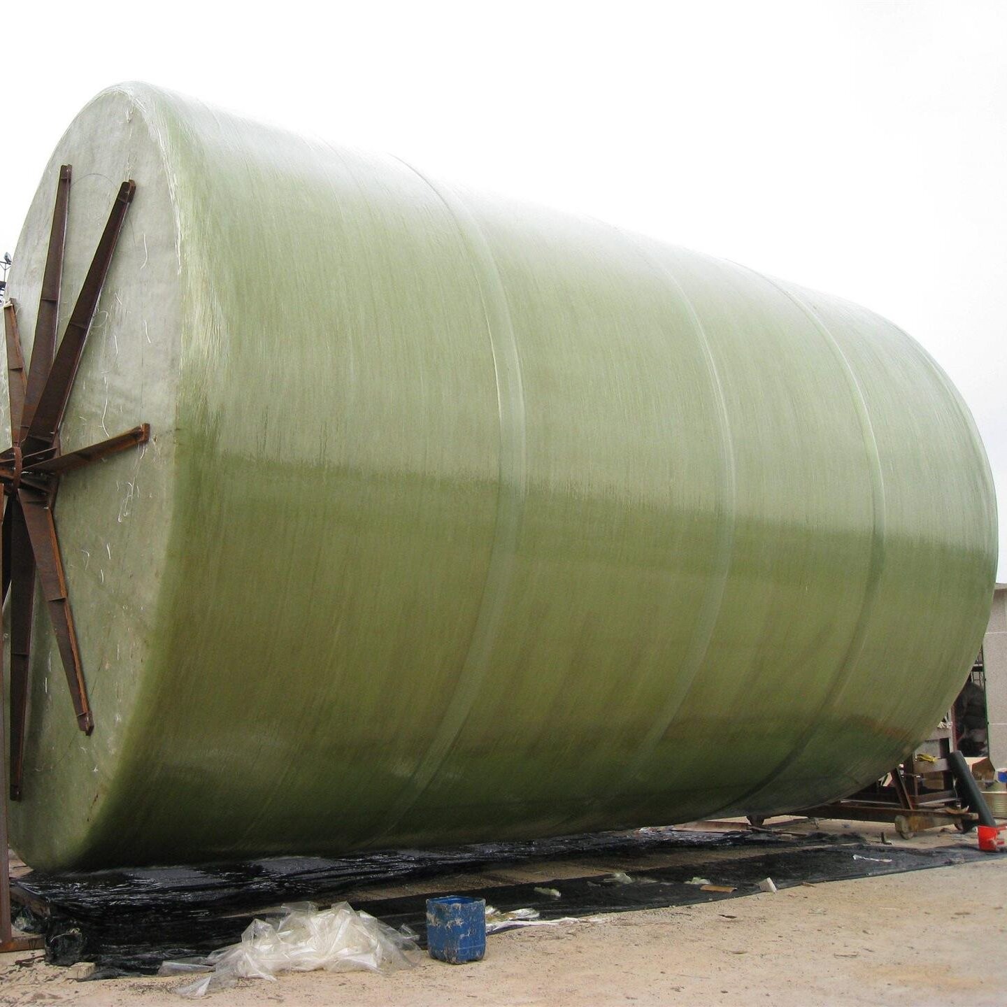 Corrosion Resistance Expandable FRP Chemical Storage Tank With Customized Panel Thickness