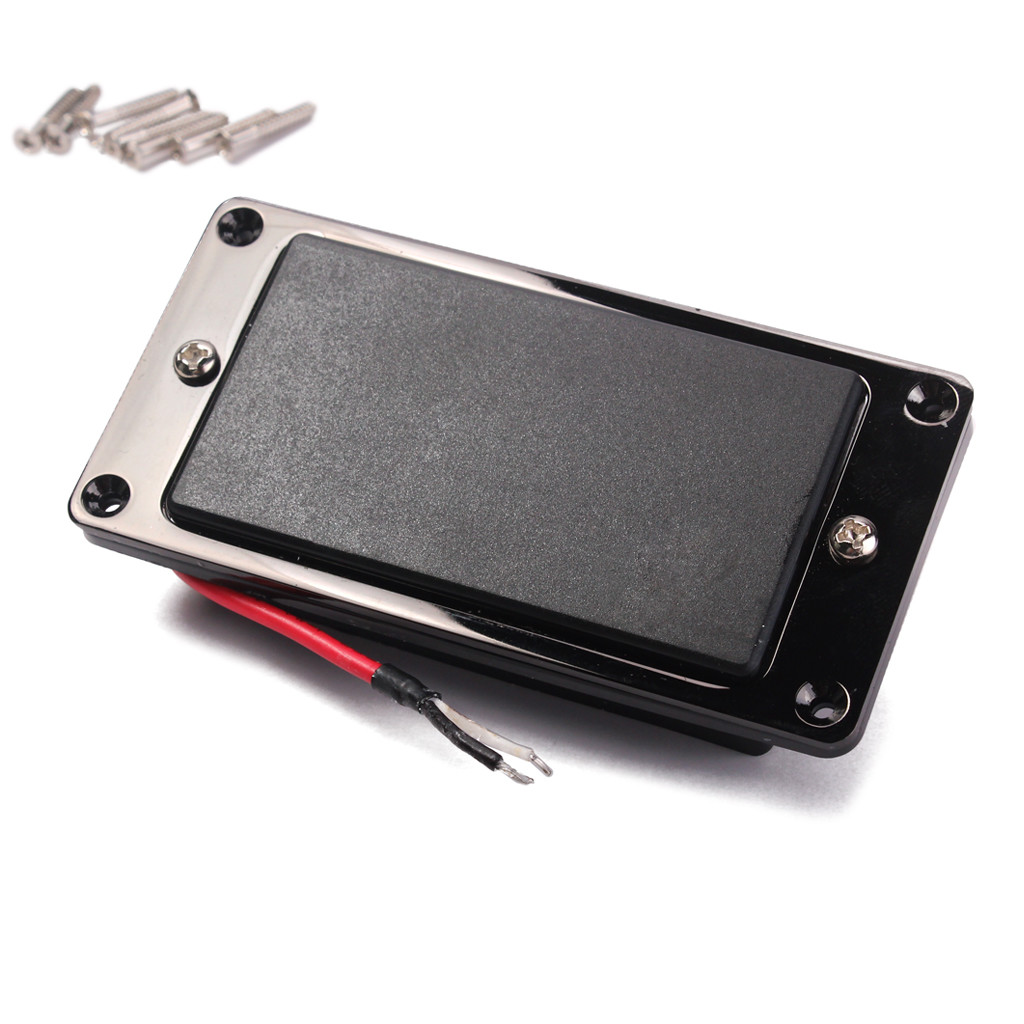 Double Coil Pickups Humbucker Ceramic Magnet Metal Guitar Pickup Set Classic Warm Sound Tone Black Color