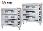 Commercial Bakery Deck Oven Three Deck Six Tray for Hotel Use