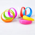 2018 hot sale silicone rfid led light up wristband remote control red white glow