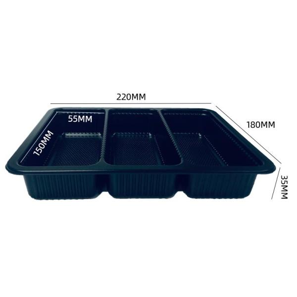 Food Grade Black PP Tray for Meat Packaging