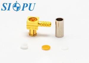China Right-Angle Male RF Coaxial Connector – Solder Type for RG316/U Cable wholesale