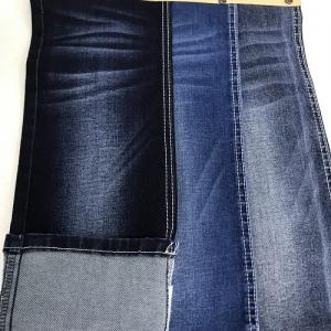 China Bubblegum 9.5 OZ Medium Weight Warp Slub Stretch Denim Fabric For Men wholesale