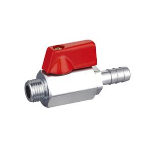 China PN25 Mini Ball Valve Female And Male Threaded Ball Valve With Carbon Steel Handle wholesale