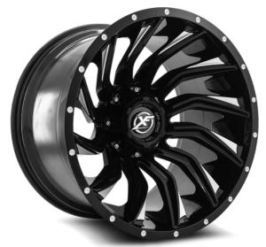 China Aluminum Alloy 6 Hole 4x4 Off Road Rims With Chrome Rivetrs wholesale