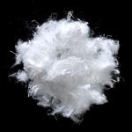 Siliconized Recycled PSF Fiber , Soft Super Short Fiber 0.5D×12mm