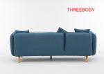Durable Modern Living Room Furniture Comfortable Fabric Sofa Wooden Frame
