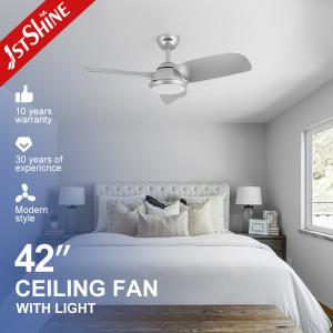 China Interior Decoration 42 Inch LED Ceiling Fan with 3 ABS Blades and High Luminous Flux wholesale