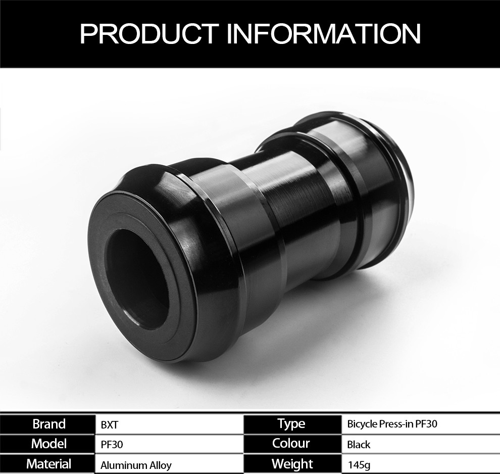 Aluminum Alloy Mountain Road 3 Piece Bike Bottom Bracket Replacement PF30