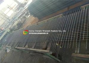 China Round / Twisted Steel Bar Grating Clear Opening Pressure Welded High Loading wholesale