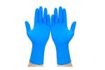 Milk White Nitrile Non Sterile Gloves , Disposable Examination Latex Gloves