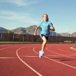 15mm Thickness Eco-friendly Sports Flooring Red Full PU Athletic Track