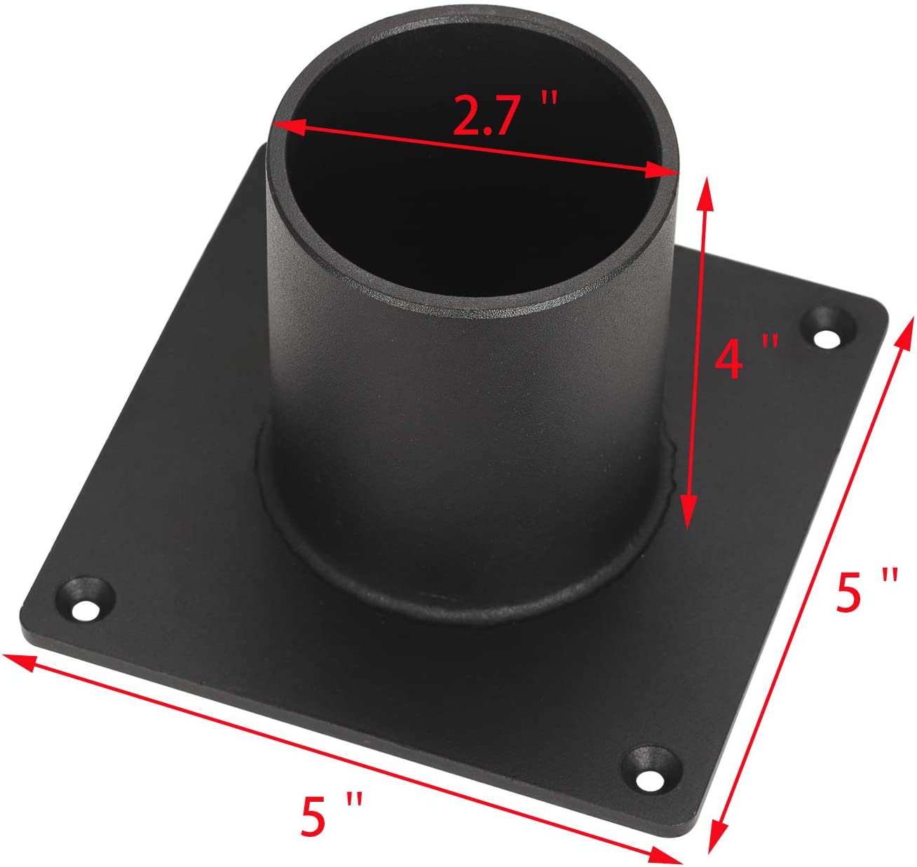 Outdoor Light Fixtures Arm Mounting Bracket for Parking Lot Lights Shoebox Light