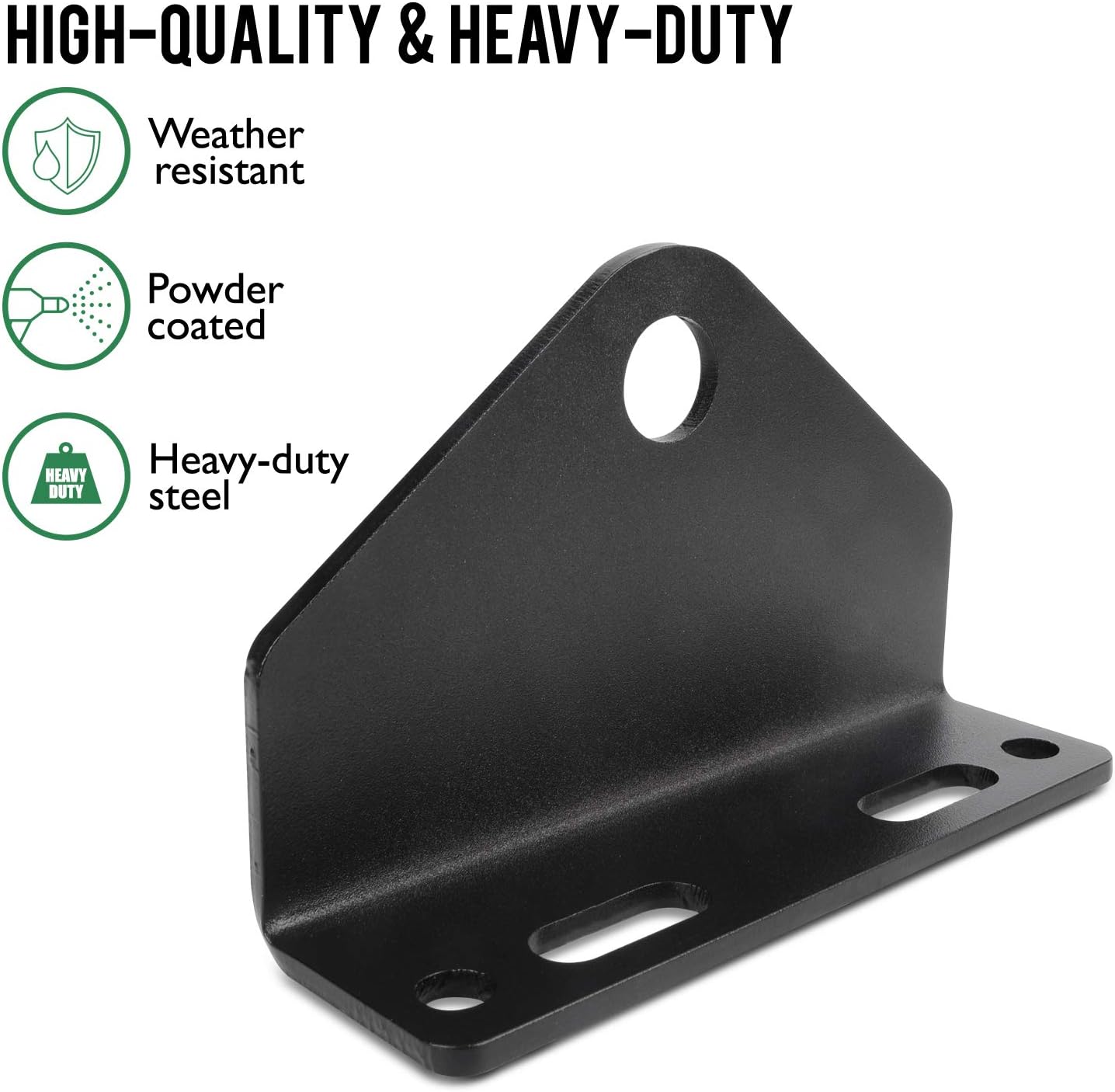Sturdy Steel Trailer Hitch Adapter for Zero Turn Mower 5 Inch Heavy Duty Bracket