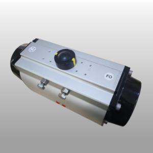 China Dual Action Rack And Pinion Pneumatic Rotary Actuator 90 Degree Rotation wholesale