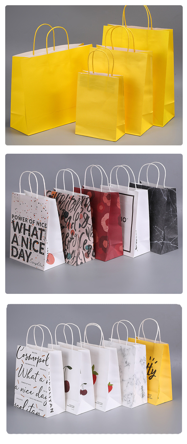 Eco Friendly Custom Packaging Solutions Christmas Wrapping Paper Bag