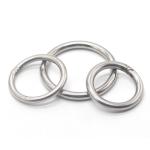 Circle Round Welded Metal O Rings Hook Heavy Duty Rope Accessory Nickle Free