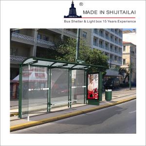 China Tempered Glass WiFi T8 L4.5m Modern Bus Shelter wholesale