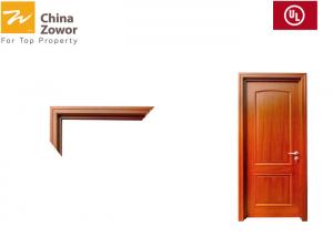 China BS Standard Fire Resistant Wooden Doors For Hotel Room/ Baking Paint Finish wholesale