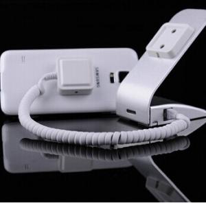 China COMER metal security mobile phone alarm retractable holder desk display stands for retail stores wholesale