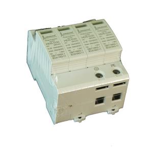 China Class D 4 Pole Power Surge Protection Device Anti Surge 3 Phase 30KA wholesale