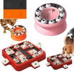 Plastic Pet Slow Food Bowl Pet Slow Eating Bowl Food Dispenser Toy Cat Slow