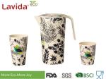 Large Capacity Bamboo Water Jug Environmental Friendly Glass Non - Toxic Easy